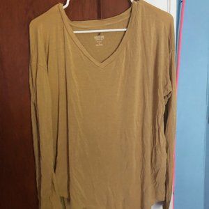 MOSSIMO SUPPLY CO. OVERSIZED LIGHTWEIGHT LONG SLEEVE TOP